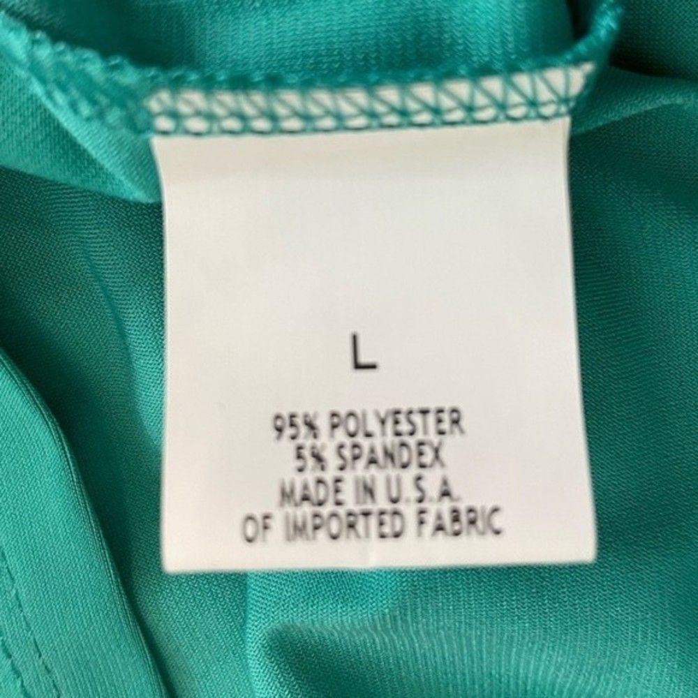 TravelSmith Women's Green Sleeveless Pleated Maxi Dress Size Large - Picture 10 of 12